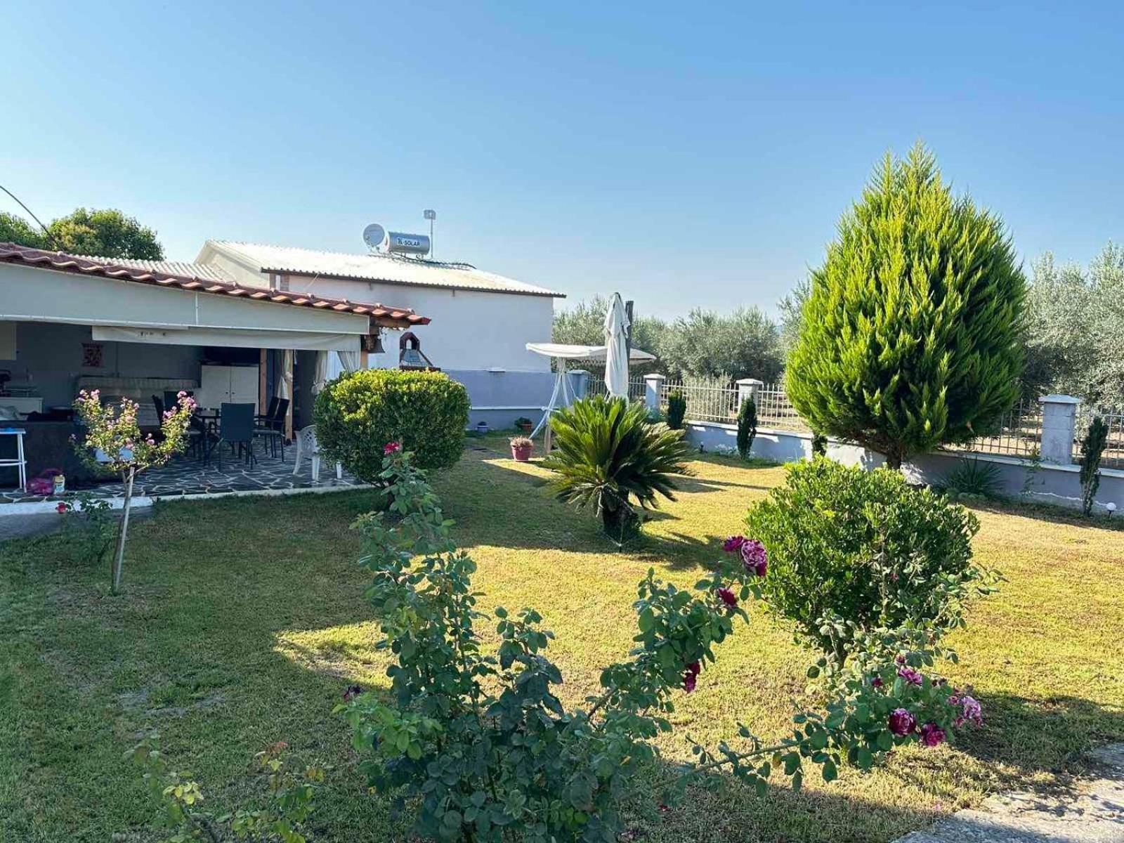 Blue House Villa Karianí Buitenkant foto